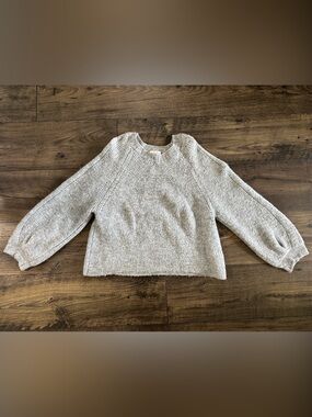 Topshop Cozy Crewneck Women's Sweater - Light Gray - US size 6